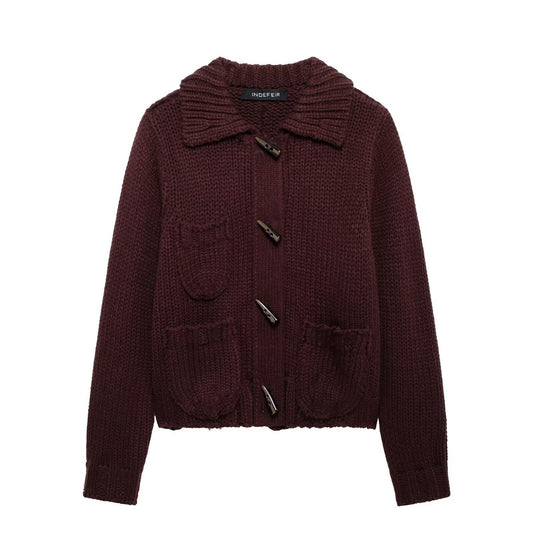 Stylish Simple And Versatile Casual Thick Needle Coat