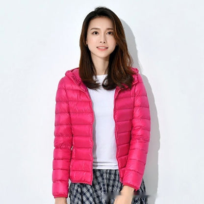 European Down Jacket Women's Lightweight Thick Warm Jacket