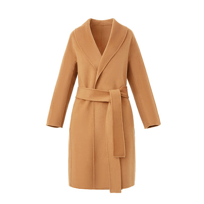 Long woolen coat