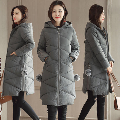 Korean Style Slim Padded Jacket Warm Jacket