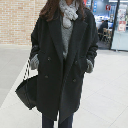 Temperament Slim Mid-length Winter New Product Woolen Coat
