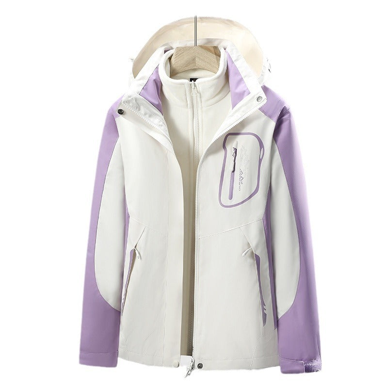 Outdoor Shell Jacket New Autumn And Winter Three-proof