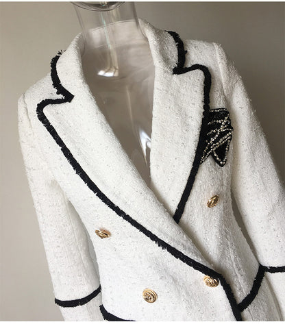 Sparkly floral coat