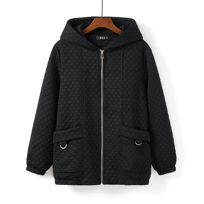 Loose All-match Casual Hooded Enkianthus Chinensis Knitted Jacket