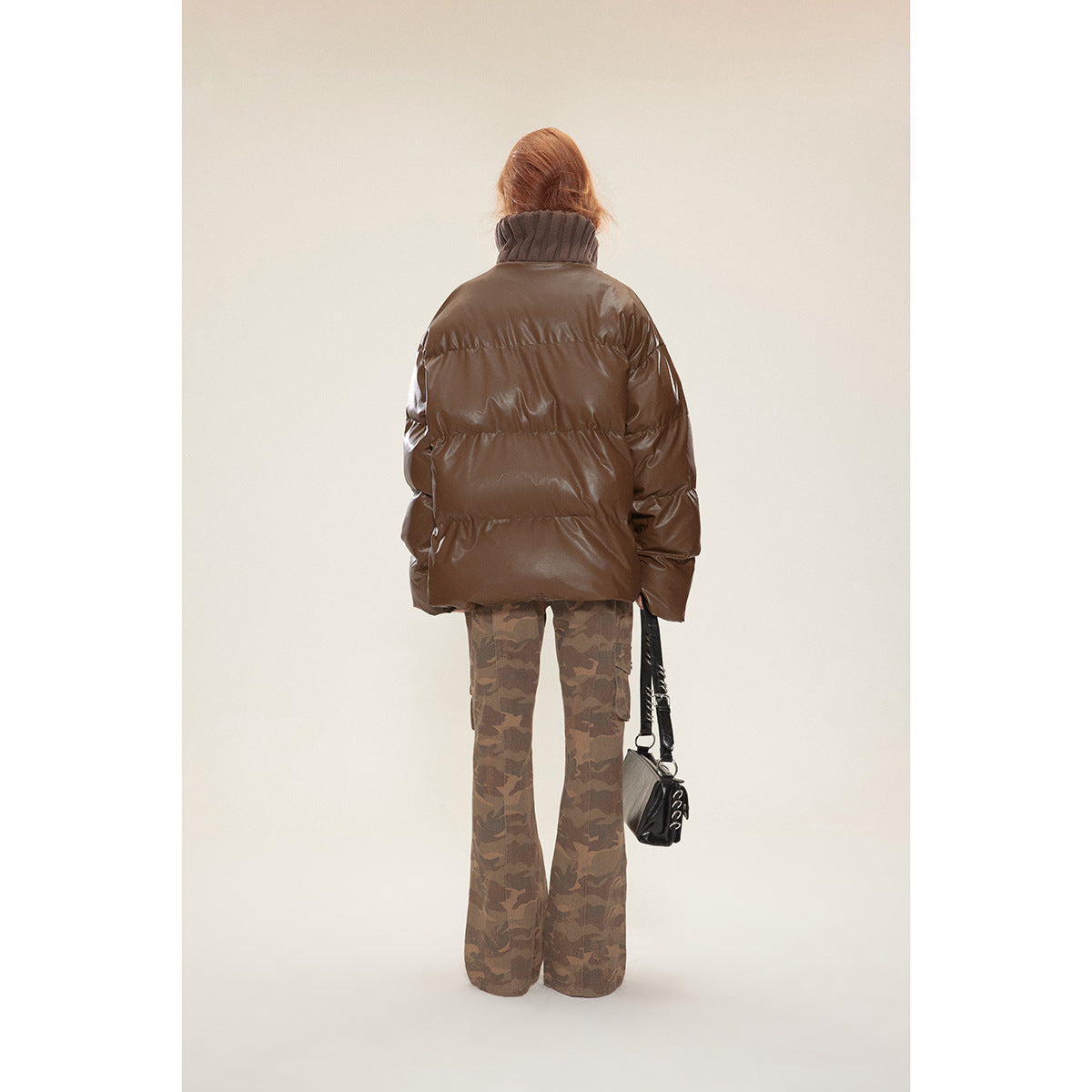 Cotton-padded Coat Stand-up Collar Thermal Loose Fashionable Jacket