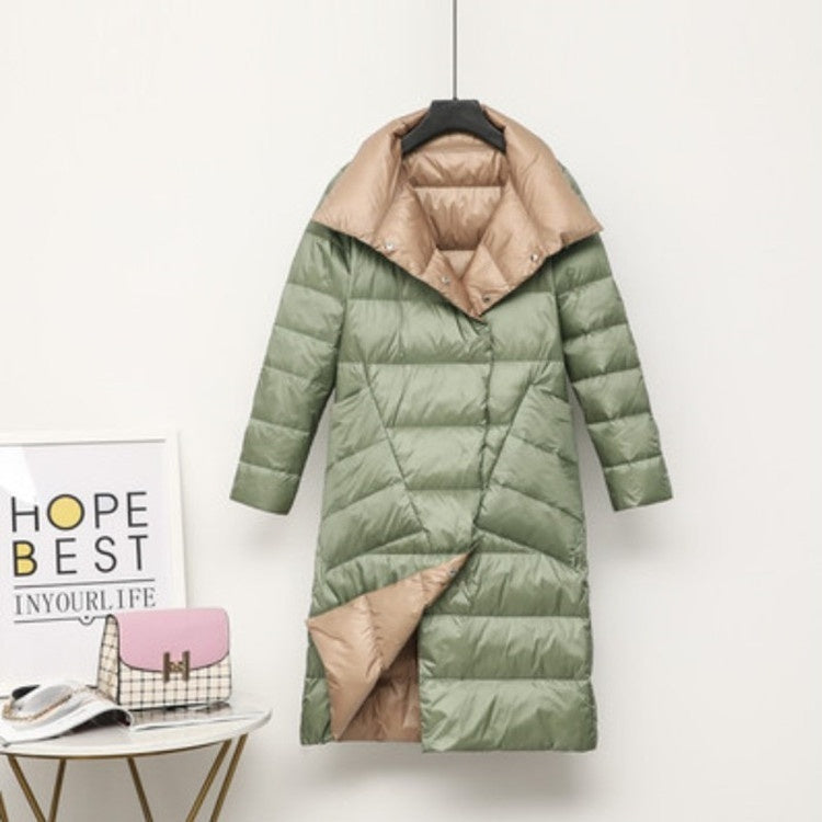 Lightweight Down Jacket Duck Down Winter New Mid-length