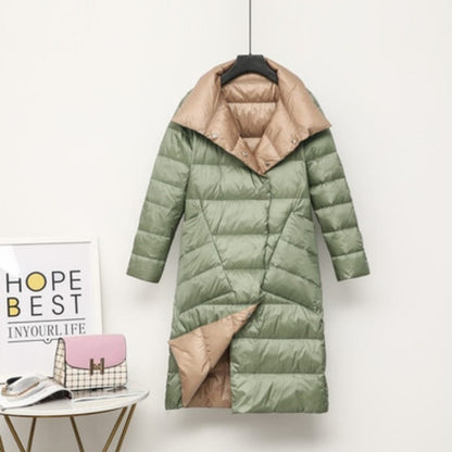 Lightweight Down Jacket Duck Down Winter New Mid-length