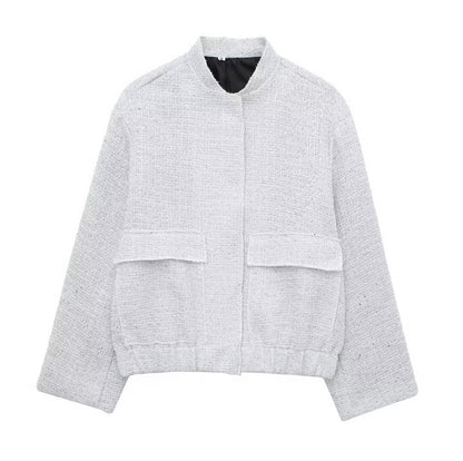 Series Beads Decoration Coat For Women