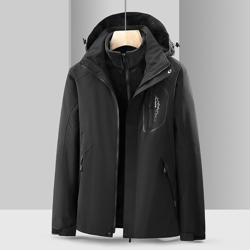 Outdoor Shell Jacket New Autumn And Winter Three-proof