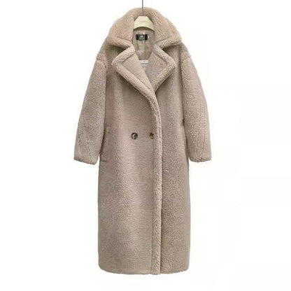 Sheep Shearing Coat Women's Mid-length Fur