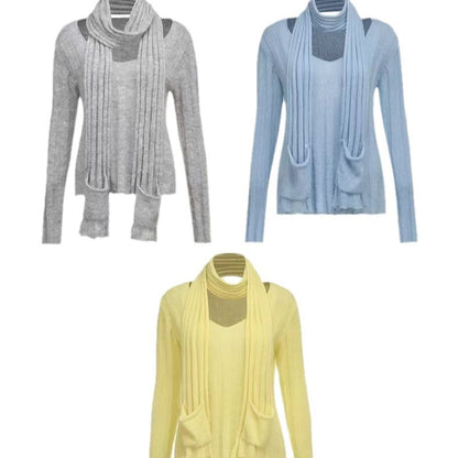 Pull Bedford simple et amincissant en velours côtelé