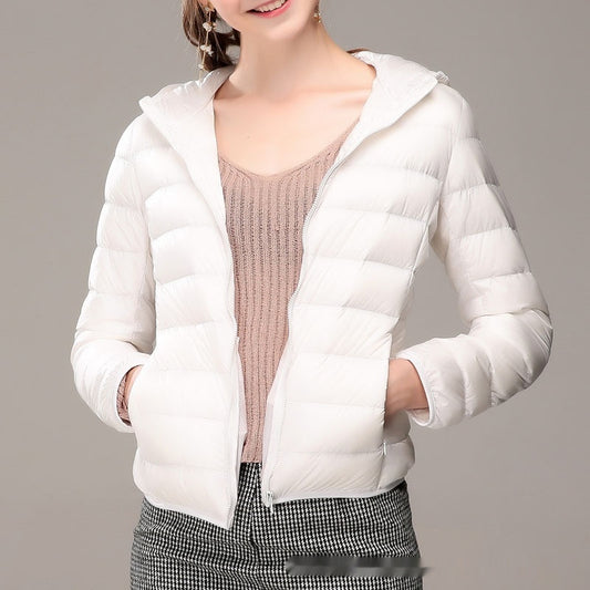 European Down Jacket Women's Lightweight Thick Warm Jacket