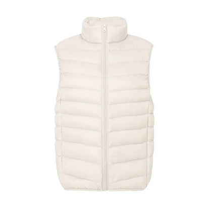 Stand Collar Outer Wear Slimming Plus Size Down Vest Vest