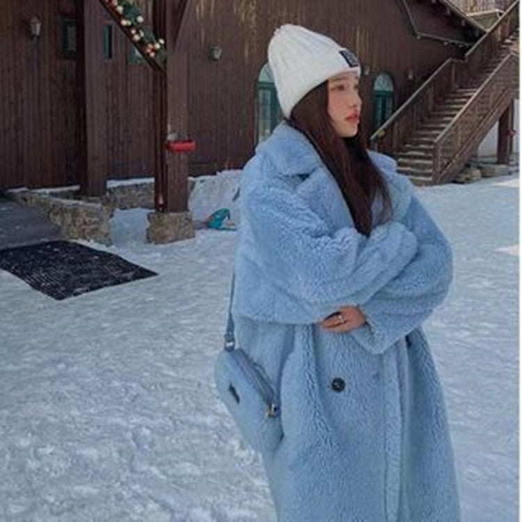 Sheep Shearing Coat Women's Mid-length Fur