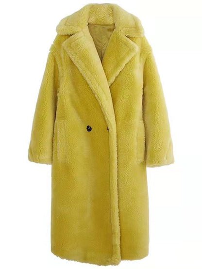 Sheep Shearing Coat Women's Mid-length Fur