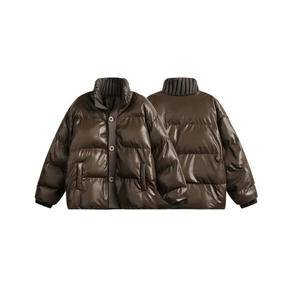 Cotton-padded Coat Stand-up Collar Thermal Loose Fashionable Jacket