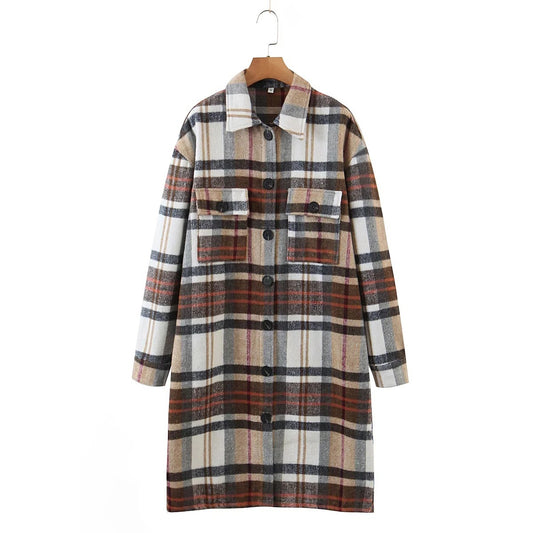Temperament Commuting Lightly Cooked Style Woolen Coat