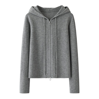 Women's Fashion Personalized Hooded Cashmere Sweater