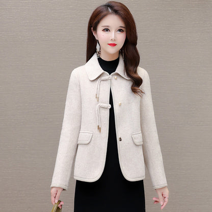 Women's Fashion Personality Short Woolen Coat