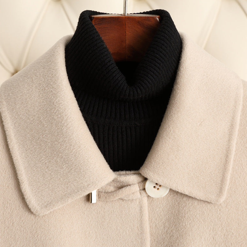 Chinese Style Traditional Mother's Woolen Coat For Women
