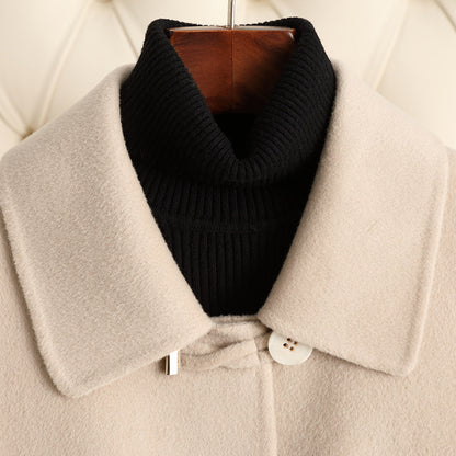 Chinese Style Traditional Mother's Woolen Coat For Women