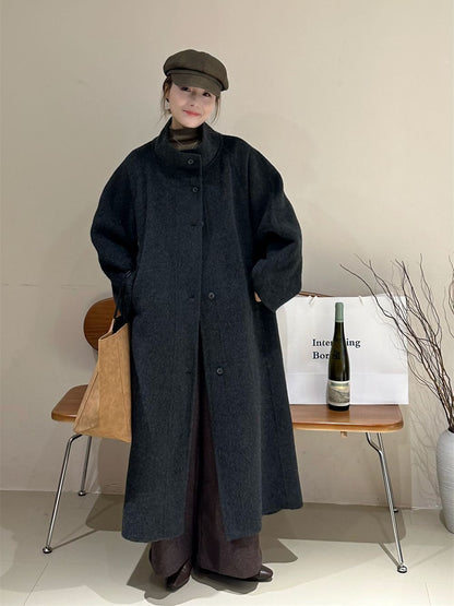 Loose Slimming Casual Woolen Coat