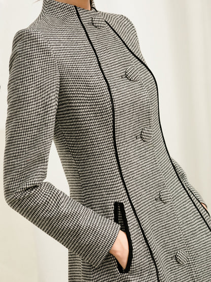New Mid Length Versatile High-end Woolen Coat Coat