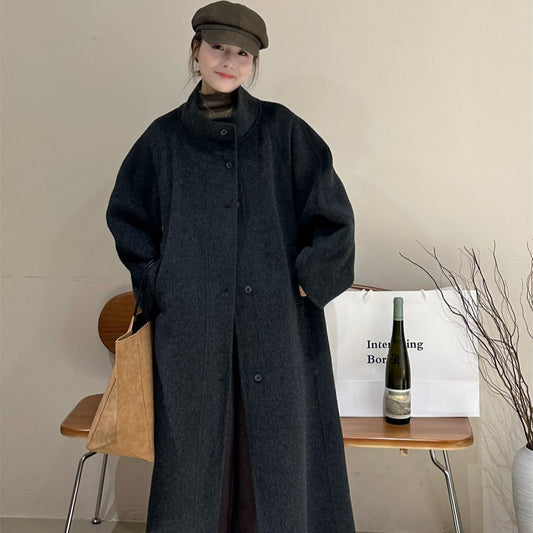 Loose Slimming Casual Woolen Coat