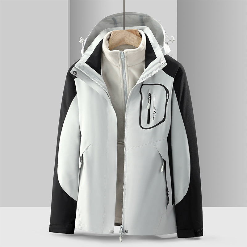 Outdoor Shell Jacket New Autumn And Winter Three-proof