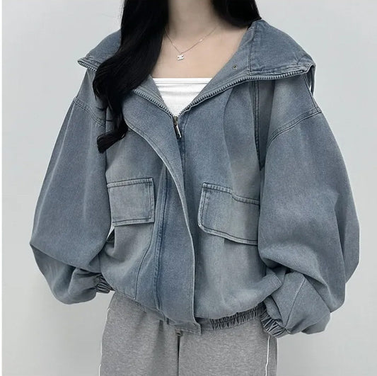 Denim Jacket Coat Women's Small