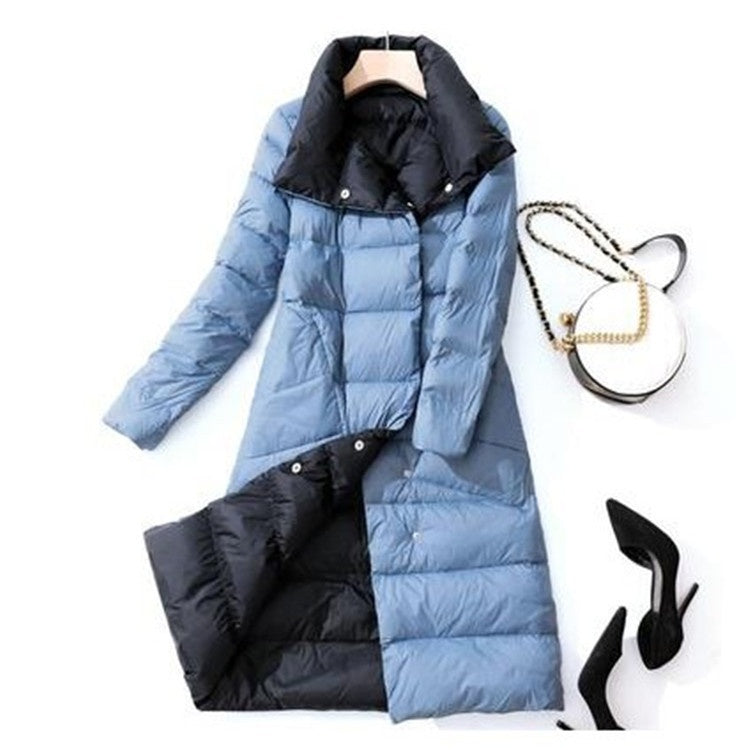 Lightweight Down Jacket Duck Down Winter New Mid-length