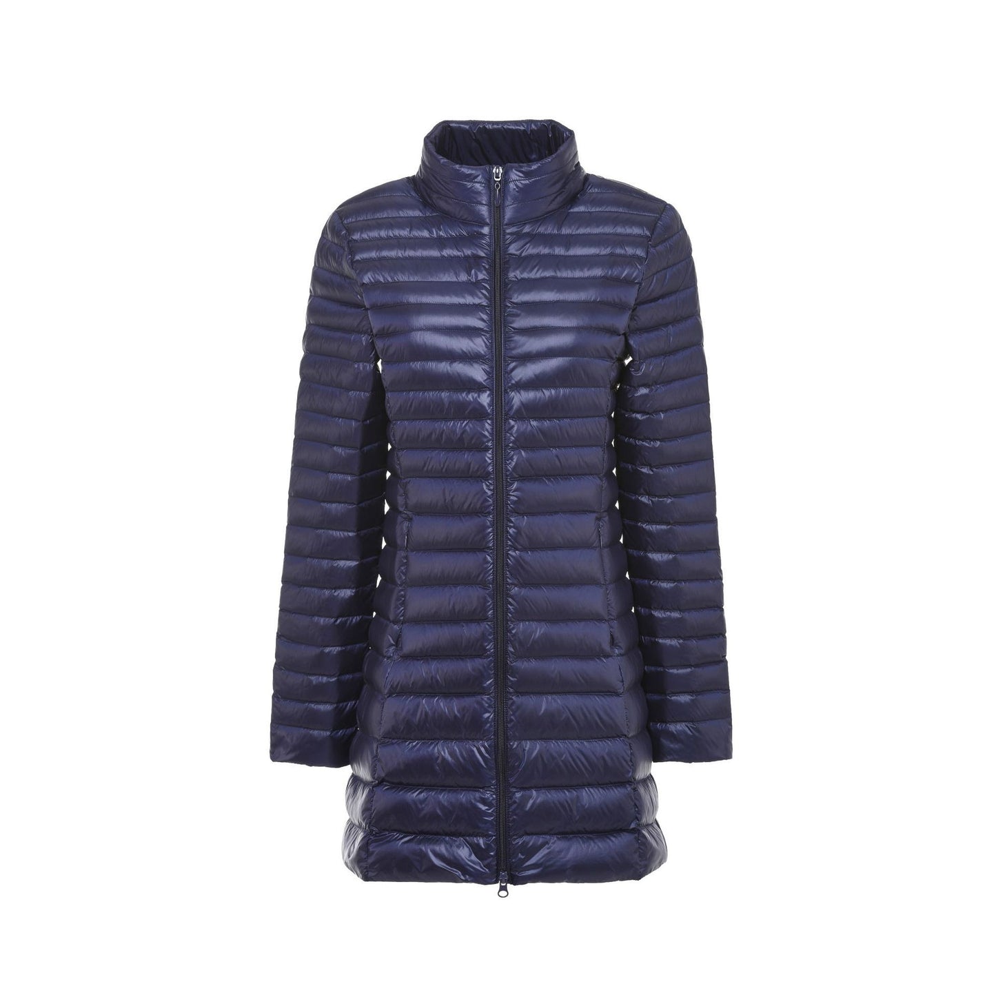 Autumn And Winter New Down Jacket Women's Lightweight Stand Collar Mid-length Slim Fit Slimming Plus Size Coat