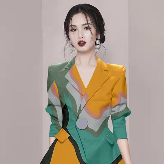 Royal Sister Suit Jacket Women's Highend Professional Spring Color Top